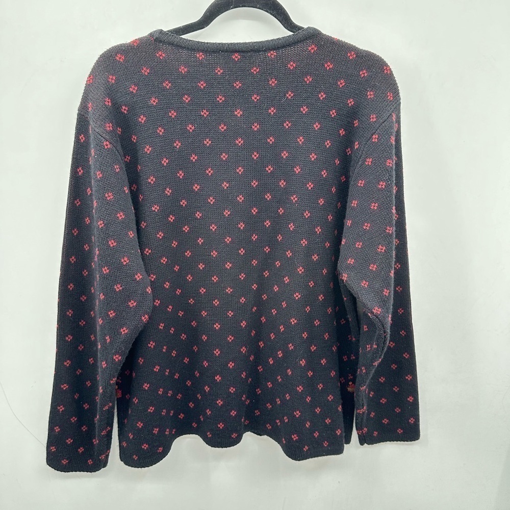 Y2K VINTAGE L Embroidered woman gold button cottagecore 90'cardigan grandmacore - Picture 3 of 13